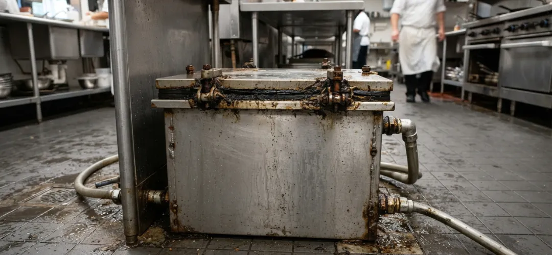 Read more about the article 7 Warning Signs Your Grease Trap Needs Repair Before It Fails